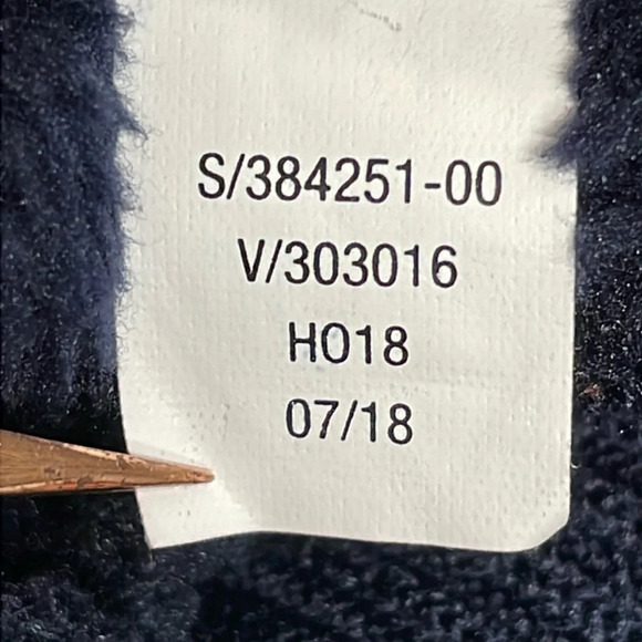 Athleta Girl Navy Feelin’ Great Plush Velour Hoodie Pullover L/12 - Picture 14 of 16